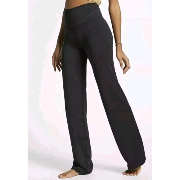 NIKE Women's Power Victory Training Pants Tights Large AQ2669-010 Black - Picture 1 of 5